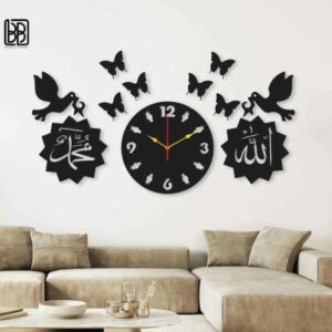 DIY 3D Wooden Wall Clock – Modern Home & Office Decorative Clock
